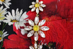 Dolce & Gabbana Multicolor Silk Floral Crystal Long Maxi Dress