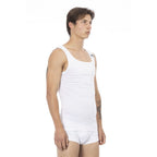 Bikkembergs White Cotton Mens Tank Top