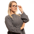 Police Brown Plastic Glasses (Frames)