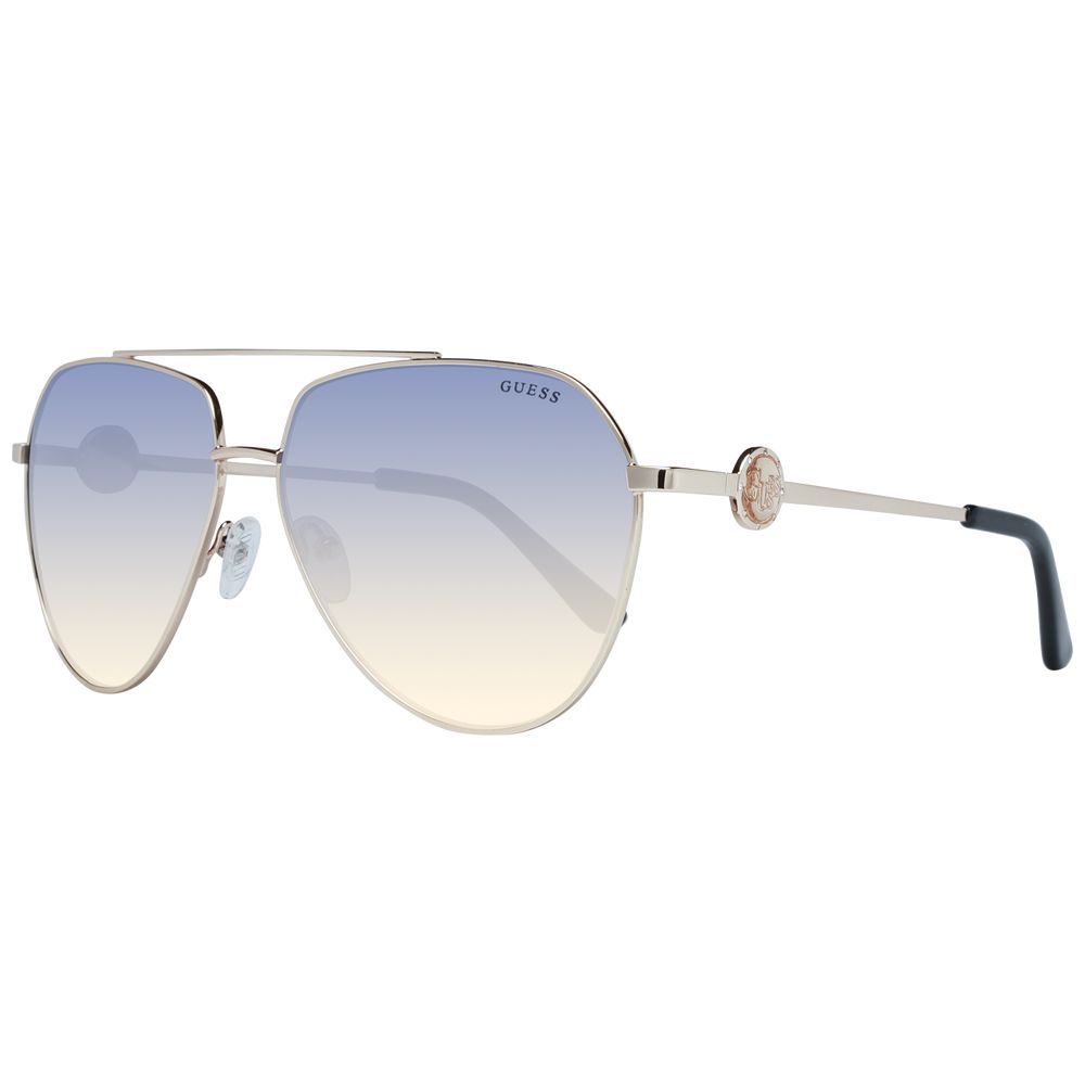 Guess Gold Metal Sunglasses