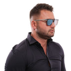 Police Gray Metal & Plastic Sunglasses