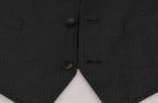 Dolce & Gabbana Gray STAFF Cotton Rayon Vest
