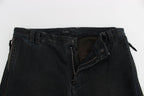 Costume National Blue Cotton Slim Pants Denim Jeans