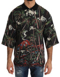 Dolce & Gabbana Black Volcano Sicily Short Sleeve T-Shirt
