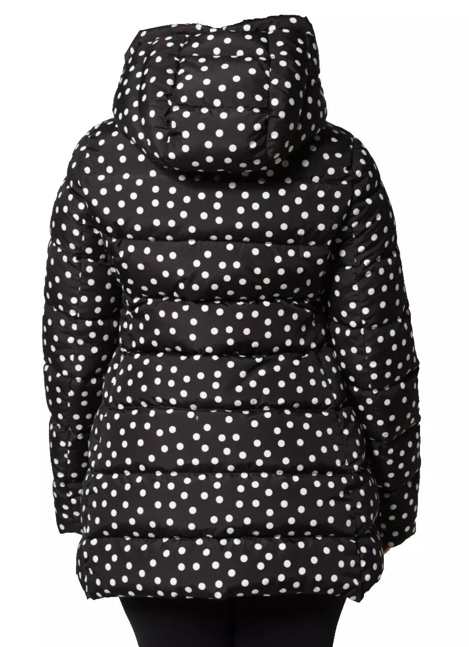 Dolce & Gabbana Black Polyester Hooded Reversible Jacket