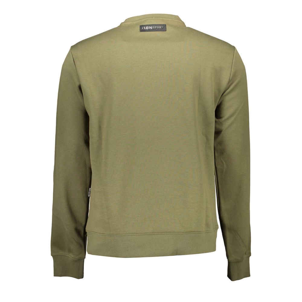 Plein Sport Verde Cotton Men Sweatshirt