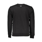 Cavalli Class Black Cotton Men Sweatshirt