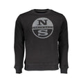 North Sails Black Cotton Men Sweatshirt