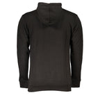 Cavalli Class Black Cotton Men's Hooded Sweatshirt