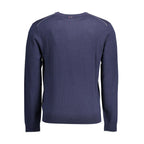 Napapijri Blue Wool Men Sweater