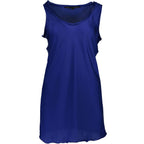 Silvian Heach Blu Polyester Women T-Shirt