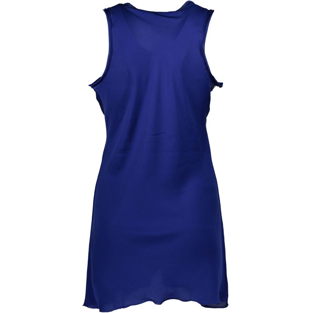 Silvian Heach Blu Polyester Women T-Shirt