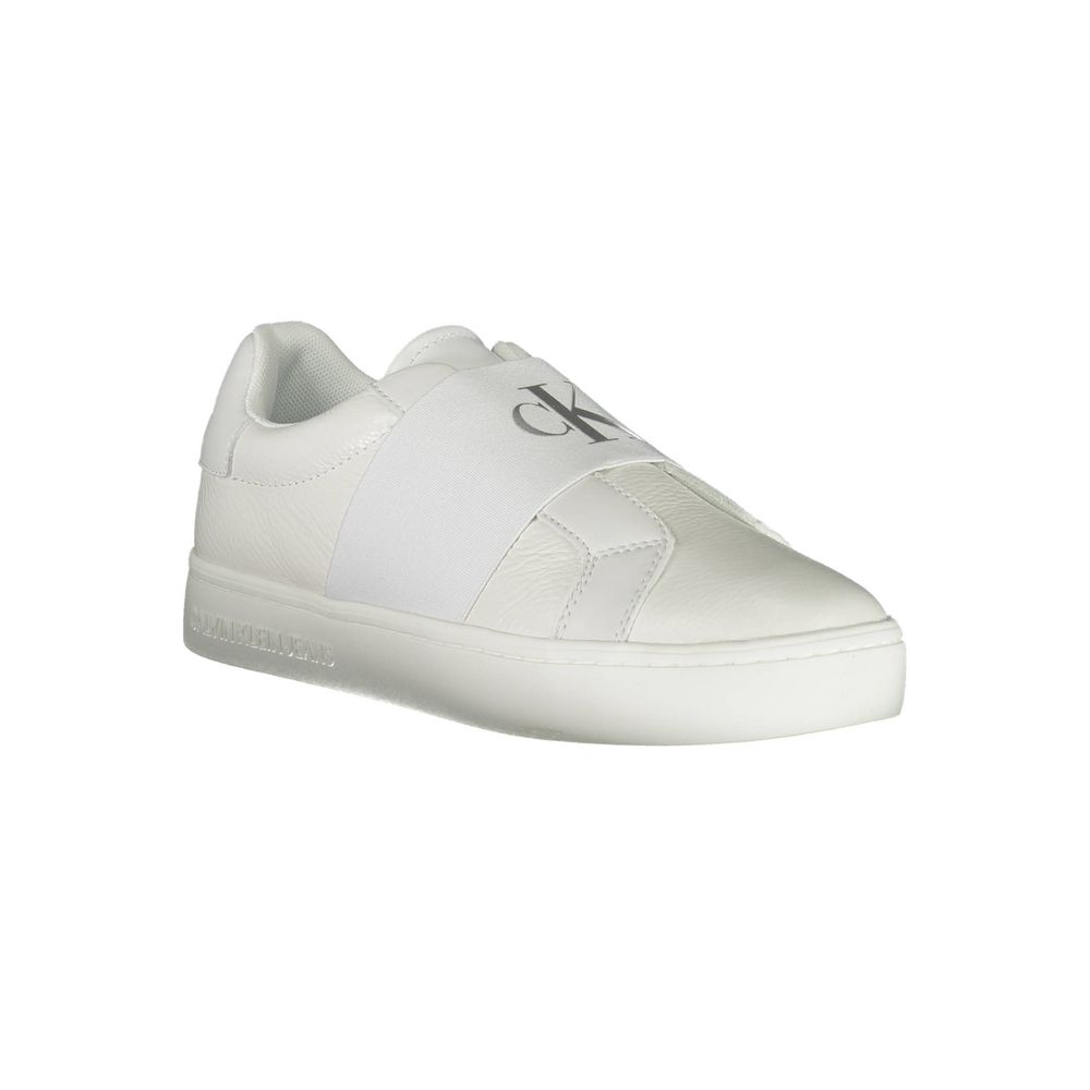 Calvin Klein Bianco Leather Women Sneaker
