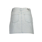 Calvin Klein Azzurro Cotton Women Skirt