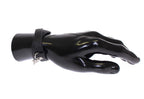 Nialaya Snakeskin CZ LOVE 925 Silver Bracelet