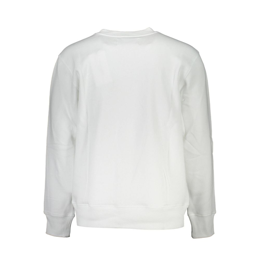 Calvin Klein White Cotton Men's Sweatshirt