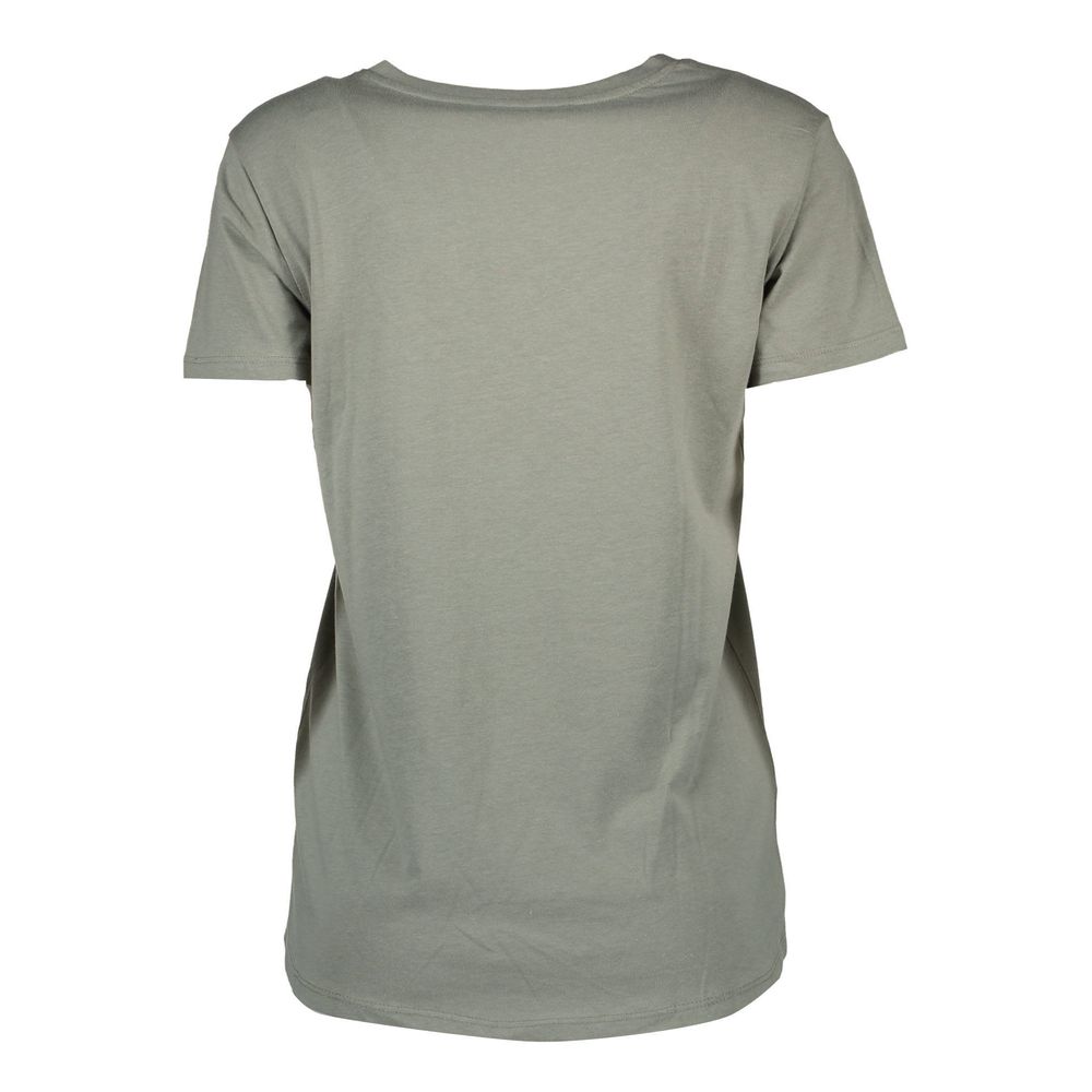 Silvian Heach Verde Cotton Women T-Shirt