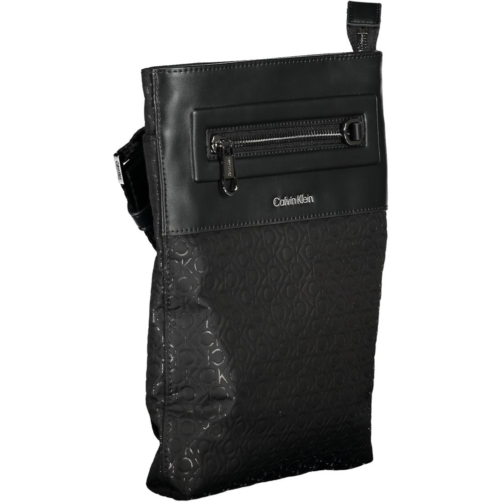 Calvin Klein Black Polyester Men's Shoulder Bag