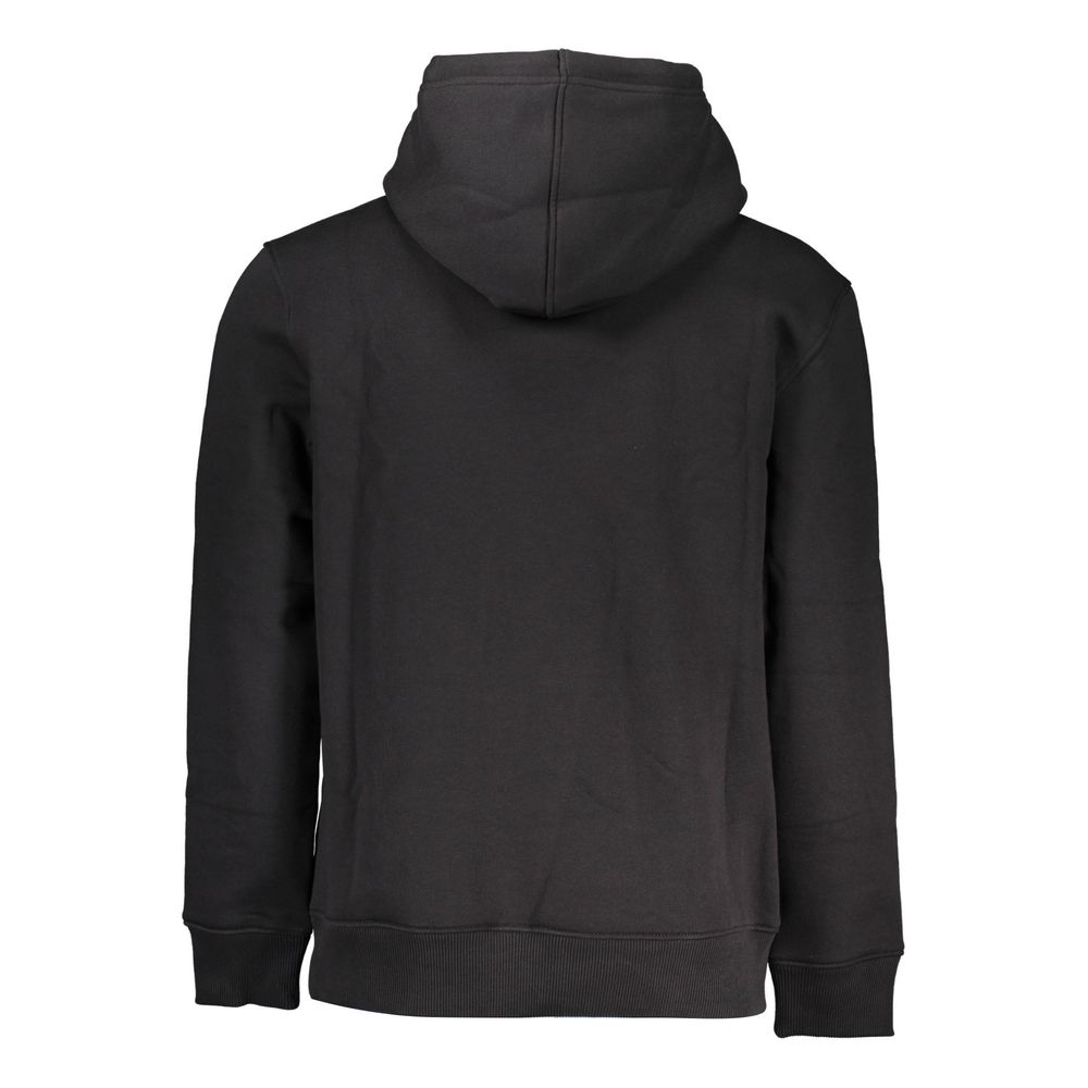 Calvin Klein Black Cotton Men's Sweater Hoodie