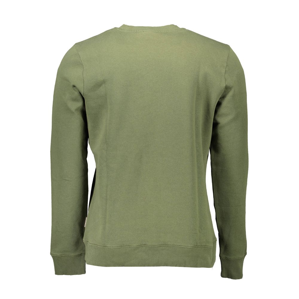 Napapijri Verde Cotton Men Sweatshirt
