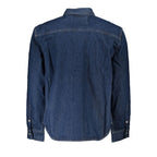 Calvin Klein Blu Cotton Men Jacket