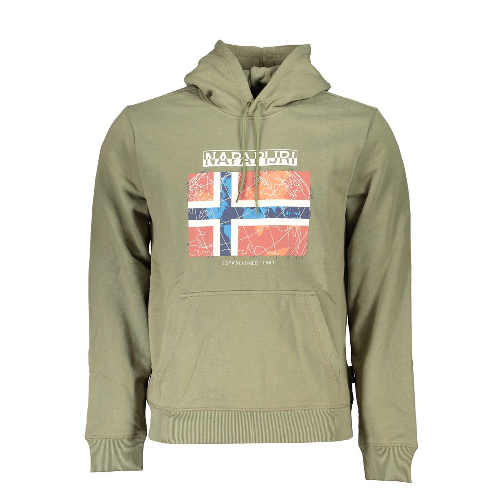 Napapijri "Verde Cotton Men's Sweatshirt with Hood"