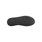 Tommy Hilfiger Black Leather Men Sneaker