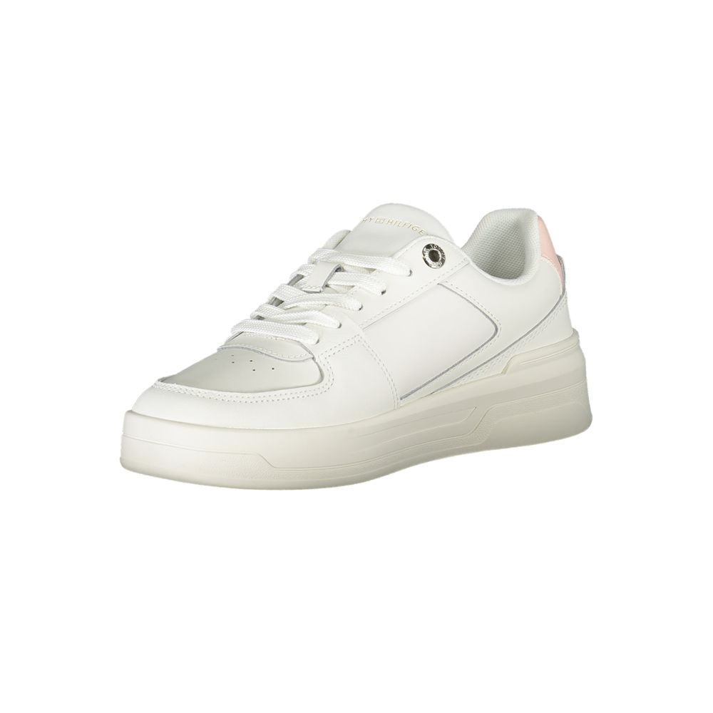 Tommy Hilfiger White Leather Women Sneaker