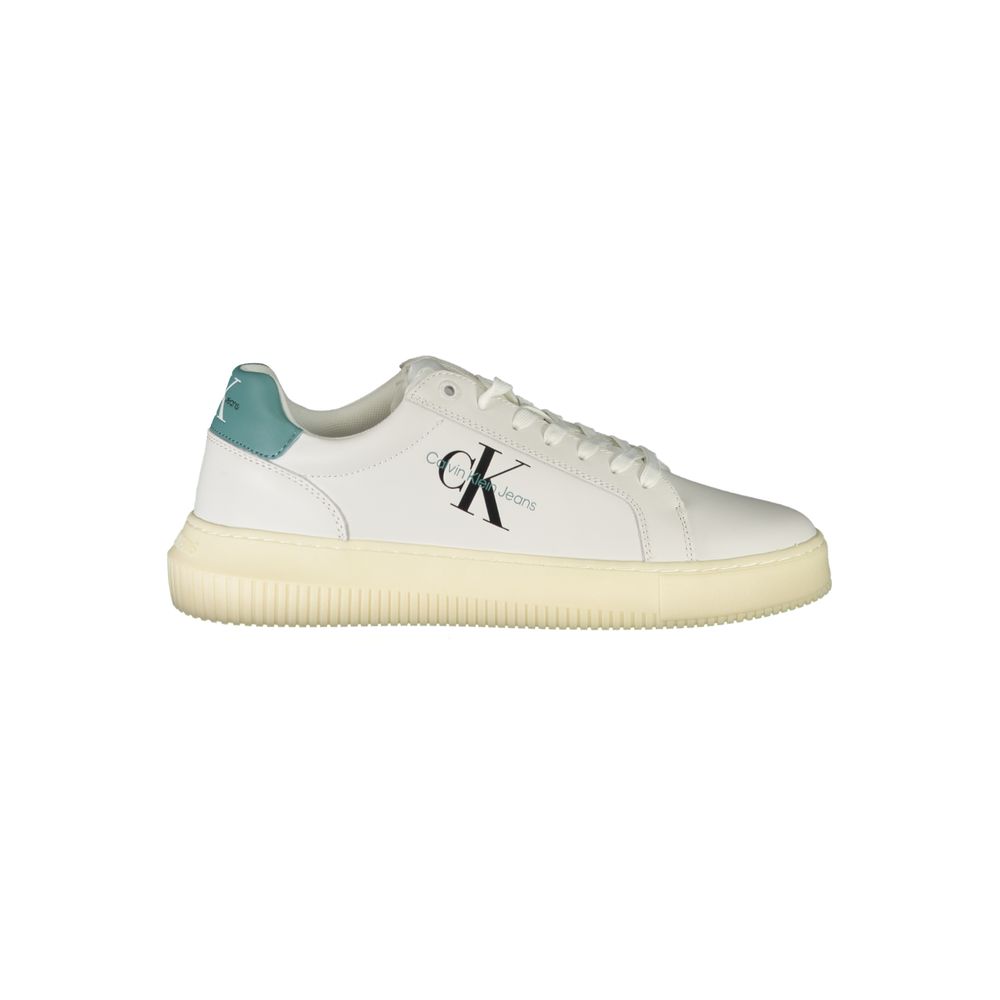 Calvin Klein White Leather Men's Sneaker