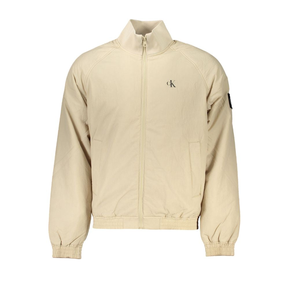 Calvin Klein Beige Polyamide Men Jacket