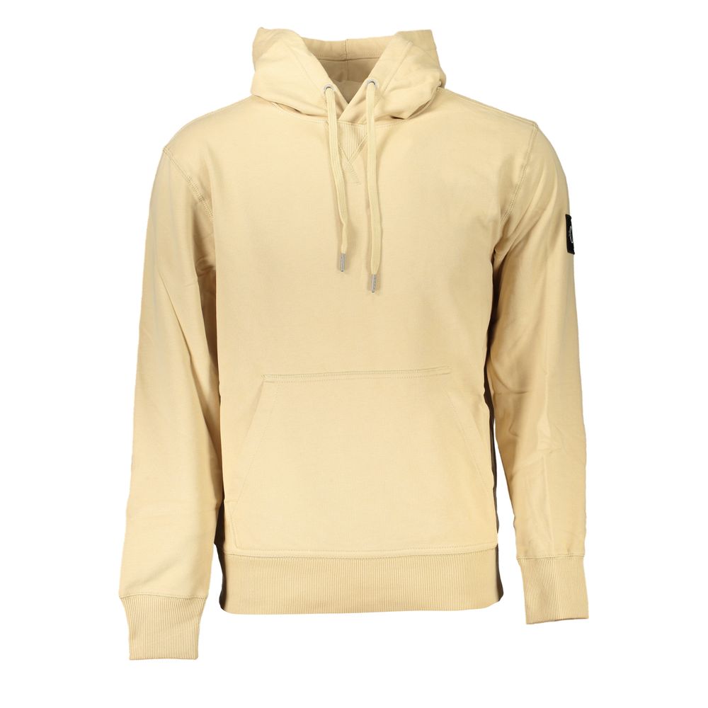 Calvin Klein Beige Cotton Men's Sweatshirt