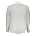 La Martina Bianco Linen Mens Shirt