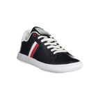 Tommy Hilfiger Blue Leather Men Sneaker