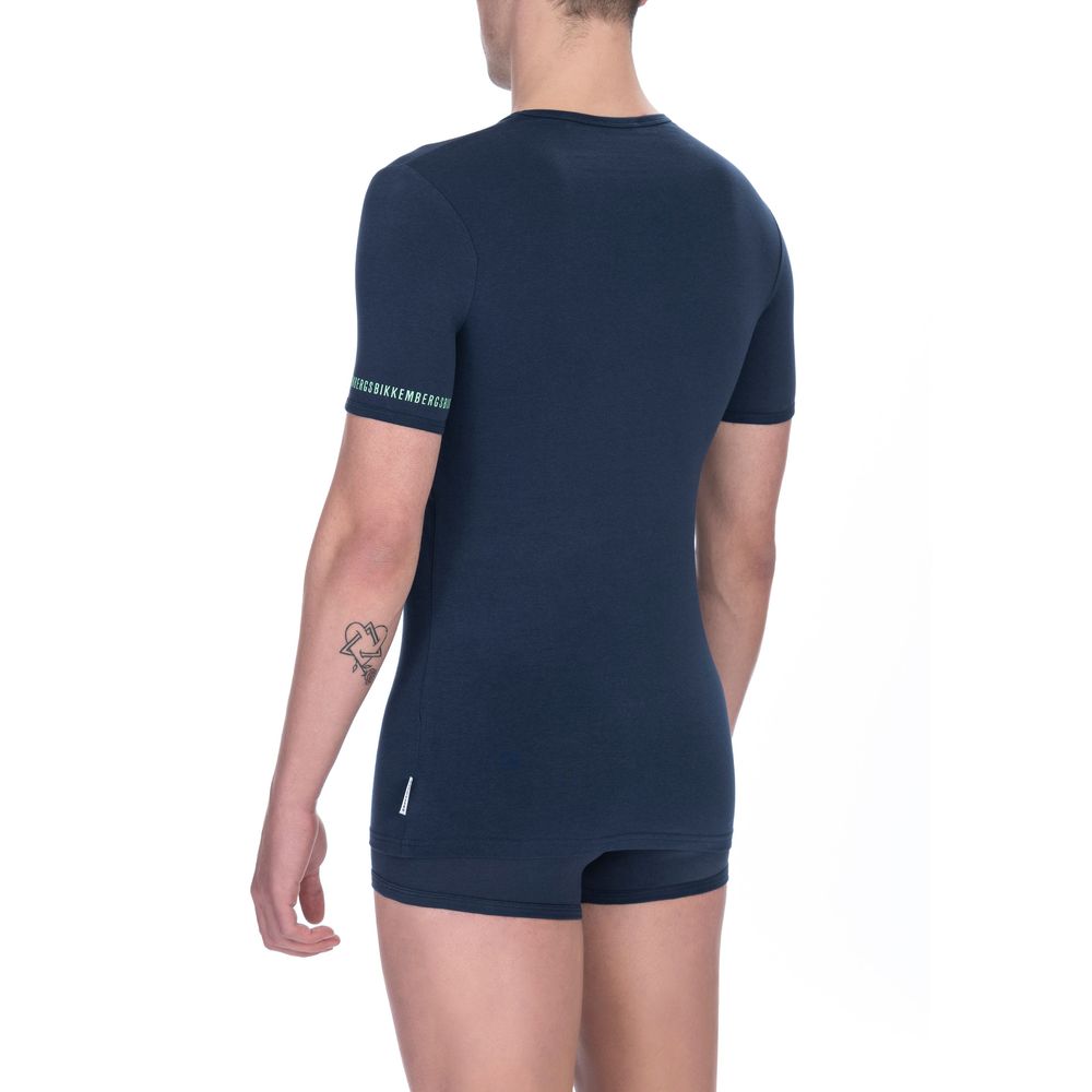 Bikkembergs Black Cotton Men's T-Shirt Twin Pack